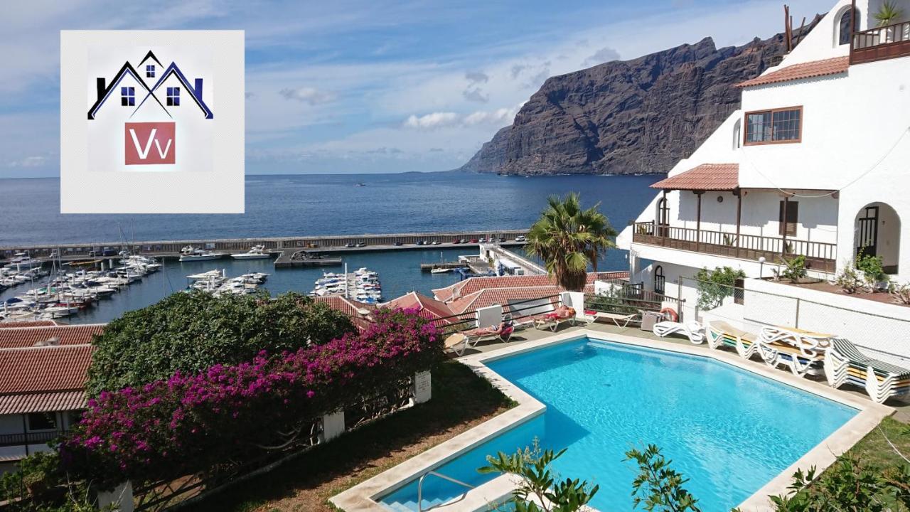 אקנטילדו דה לוס גיגנטס Apartment Mit Sonnenterrasse Und Panorama - Meerblick, 5 Min. Von Hafen + Strand מראה חיצוני תמונה